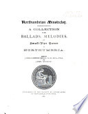 Northumbrian minstrelsy : a collection of the ballads, melodies, and small-pipe tunes of Northumbria