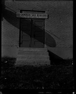 Carver Shoe Repair [entrance] [cellulose acetate photonegative]