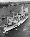 Hospital Ship Hope Escorted by Tug Boats
