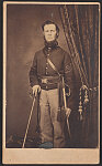 [Second Lieutenant John B. King of Co. G, 10th New York Cavalry Regiment in uniform with sword]