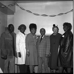 Dr. Josie Bain, Gilbert Lindsay and others posing together at an event, Los Angeles, 1979