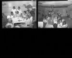 Set of negatives by Clinton Wright of event for the Lodge Rose of Sharon Chapter, 1964