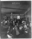 [Recently arrived persons at Ellis Island, N.Y.]