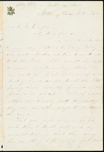 Letter from Abby Kelley Foster, Millbury, [Mass.], to Maria Weston Chapman, Dec. 21, [18]40