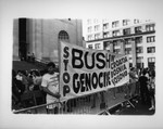 Rally against president H. W. Bush, New York, ca. 1990