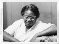 African American woman, member of the United Furniture Workers of America