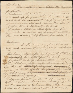 Thumbnail for Letter from Sarah Moore Grimkè