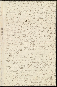 Partial letter from Richard Davis Webb, [Orangehill, Tandragee, County of Armagh, Northern Ireland], to Caroline Weston, [28 March 1852?]