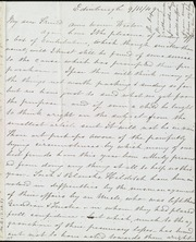 Letter to] My dear Friend, Anne Warren Weston [manuscript