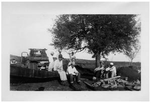 Men Near a Tree