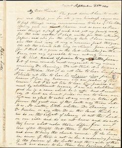 Letter from S.L. Little,Newport, [Massachusetts], to Maria Weston Chapman, 1840 September 26