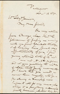 Letter from Gerrit Smith, Peterboro, [N.Y.], to William Lloyd Garrison, Dec[ember] 18 1870