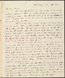 Letter from William Lloyd Garrison, Brooklyn, [Conn.], to Henry Egbert Benson, Jan. 16, 1836