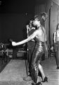 Marion and Pauline Sledge performing on stage with Bobby Moore and the Rhythm Aces at the Laicos Club in Montgomery, Alabama.