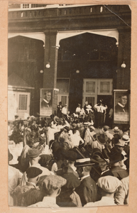 Photograph of African Americans being detained during the Tulsa Race Massacre