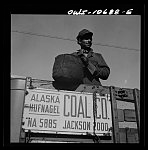 Washington, D.C. Negro coal hauler for the Alaska Hufnagel Coal Company