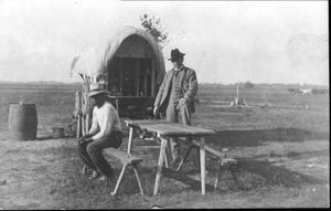 Congressman John M. Moore, Sr. with African American chuck wagon cook