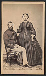 [Unidentified soldier in Union uniform and wife]