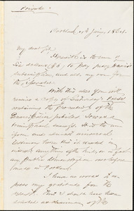 Thumbnail for Letter from Charles Augustus Stackpole, Portland, [Maine], to William Lloyd Garrison, 1864 Jan[uar]y 4th