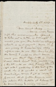 Letter to] Dear Aunt Mary [manuscript