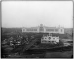 Bird's-eye view of the Palace of Agriculture, Ceylon and Canada pavilions