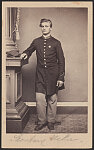 [Private Joel C. Usher of Co. A, 121st Pennsylvania Infantry Regiment and Veteran Reserve Corps in uniform]