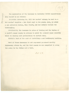 Note on Crisis finances