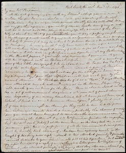 Letter from Mary Anne Estlin, Park Street, Bristol, [England], to Maria Weston Chapman, Nov. 18, 1846