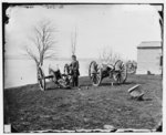 Thumbnail for [Washington, D.C. Two Wiard guns at the Arsenal; Gen. Daniel E. Sickles by the left-hand one]