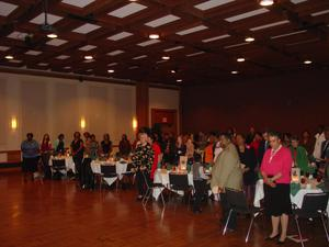 Attendees standing at BHM banquet 2006