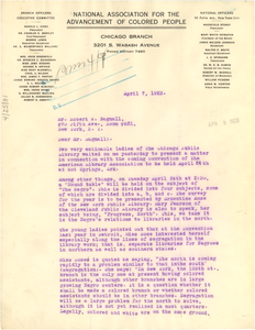 Letter from Morris Lewis to Robert W. Bagnall