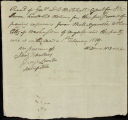 Creek Agency receipts for loans and expenses, 1819