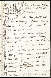 Letter to] My dear Miss Weston [manuscript