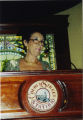 Julie Belafonte at a podium