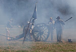 Reenactment of Civil War siege of April 1862, Bridgeport, Alabama