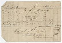 Receipt for payment from John Cocke to H. W. Watt and Company, Millwood, Alabama, March 22, 1861