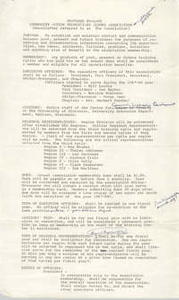 Proposed By-Laws for the Community Action Technicians Alumni Association