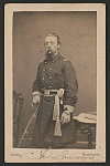 [Major Centre Houghton Lawrence of Co. A, 2nd New Hampshire Infantry Regiment in uniform with sword]