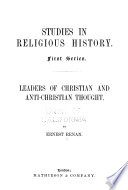 Leaders of Christian and anti-Christian thought