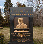 Civil Rights Memorial at the Edmund Pettus Bridge in Selma, Alabama