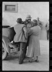 Negros talking on street, Mound Bayou, Mississippi