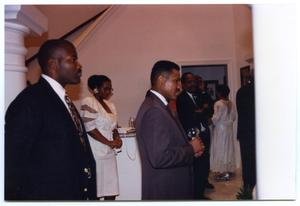 Men at New Member Induction Ceremony