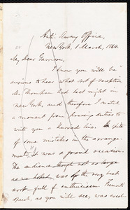 Thumbnail for Letter from Oliver Johnson, New York, [N.Y.], to William Lloyd Garrison, 1 March, 1864