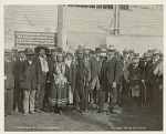 Geronimo, woman, and General Miles with visitors to the Louisiana Purchase Exposition in St. Louis Copyright 18 SEP 1901