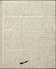 Letter on] Your birthday, my dear Debora[h], I believe that you will think I can keep it in no better way than by writing to you. [manuscript