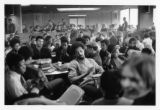 Black students protesting in the Union