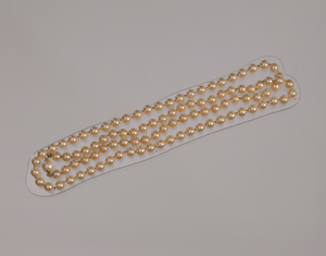 Pearl necklace from Mae's Millinery Shop