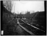 Construction of the River des Peres channel way