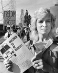 Protest of forced busing for school desegregation