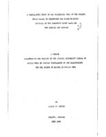 A comparative study of the techniques used by the Atlanta Urban League in conducting the house-to-house division of the Community Chest campaign for 1950--1951 and 1951--1952, 1952
